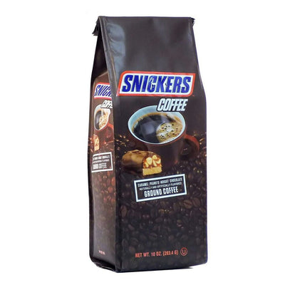 Snickers - Caramel, Peanuts, Nougat & Chocolate - 10 oz (283.4g) - Flavored Ground Coffee