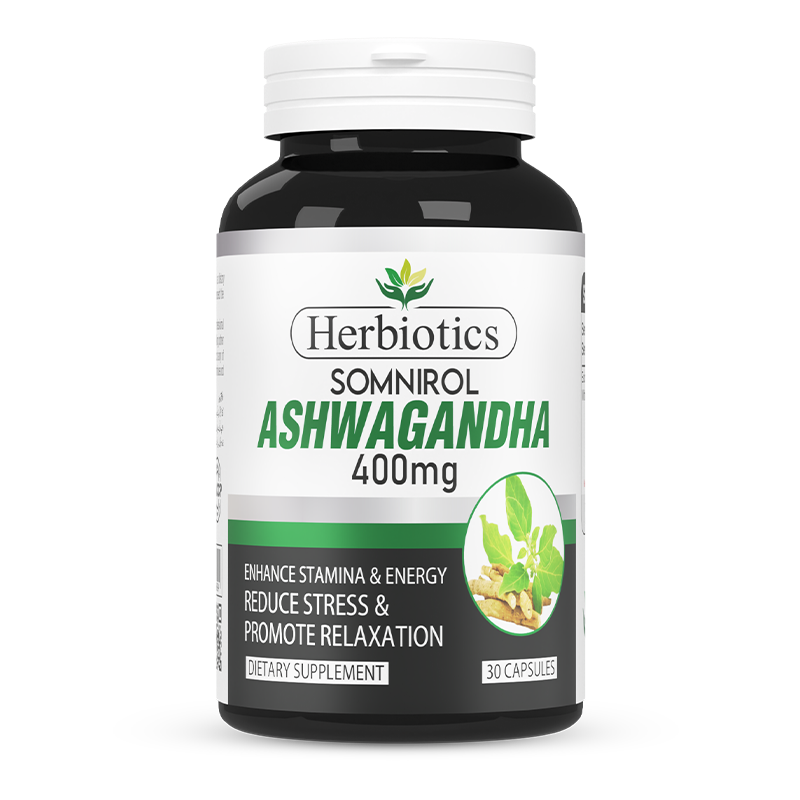 Herbiotics - Somnirol - Capsules - 400mg - Ashwagandha Stress Relief