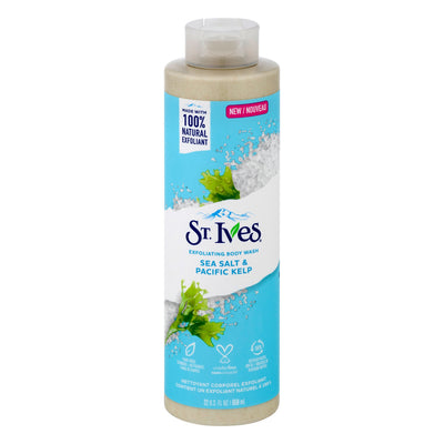 St. Ives - Sea Salt & Pacific Kelp - Exfoliating Body Wash - 650 ml / 22oz