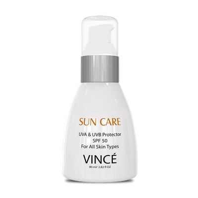 VINCE - Sun Block - UVA & UVB Protector - SPF 50 - 80 ML