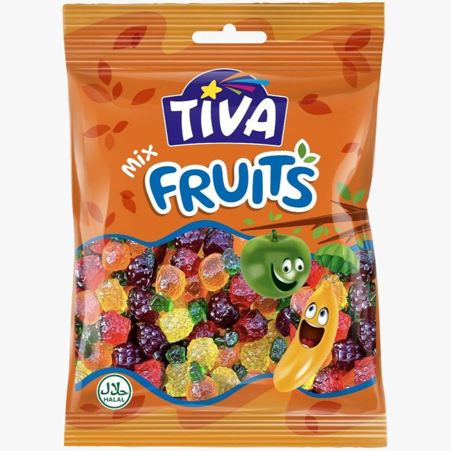 TIVA - Mix Fruit Jelly - 80g - 72-Pack Carton