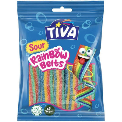 TIVA - Rainbow Belts - 80g - 72-Pack Carton