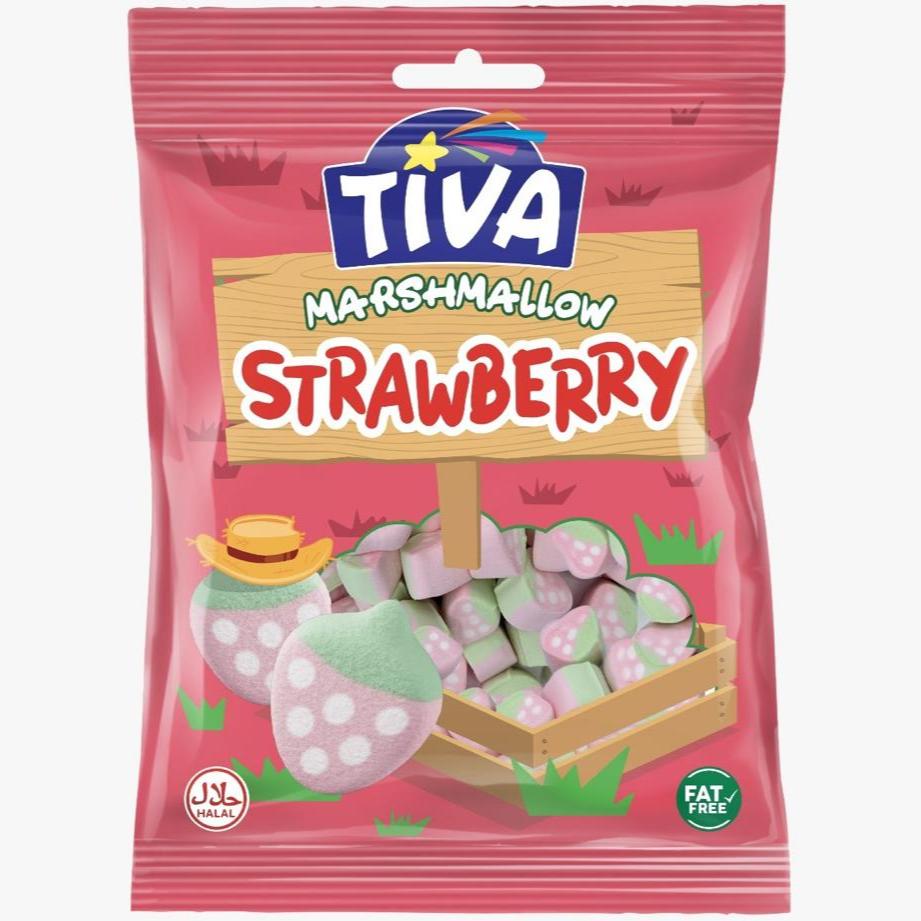 TIVA - Strawberry Marshmallow - 140g - 24-Pack Carton