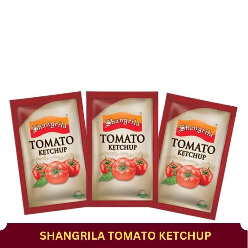 Shangrila - Tomato Ketchup - 9gm - 100 pcs x 10 packs (1000 pcs) - 1 ctn