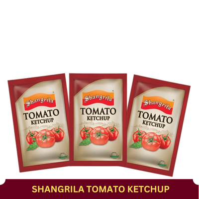 Shangrila - Tomato Ketchup - 9gm - 100 pcs x 10 packs (1000 pcs) - 1 ctn
