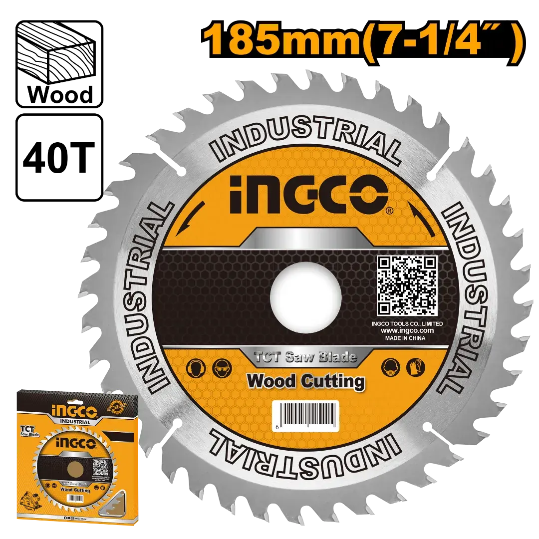 INGCO -  TCT saw blade 185mm TSB118515