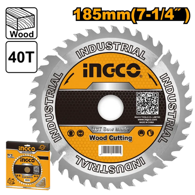 INGCO -  TCT saw blade 185mm TSB118515
