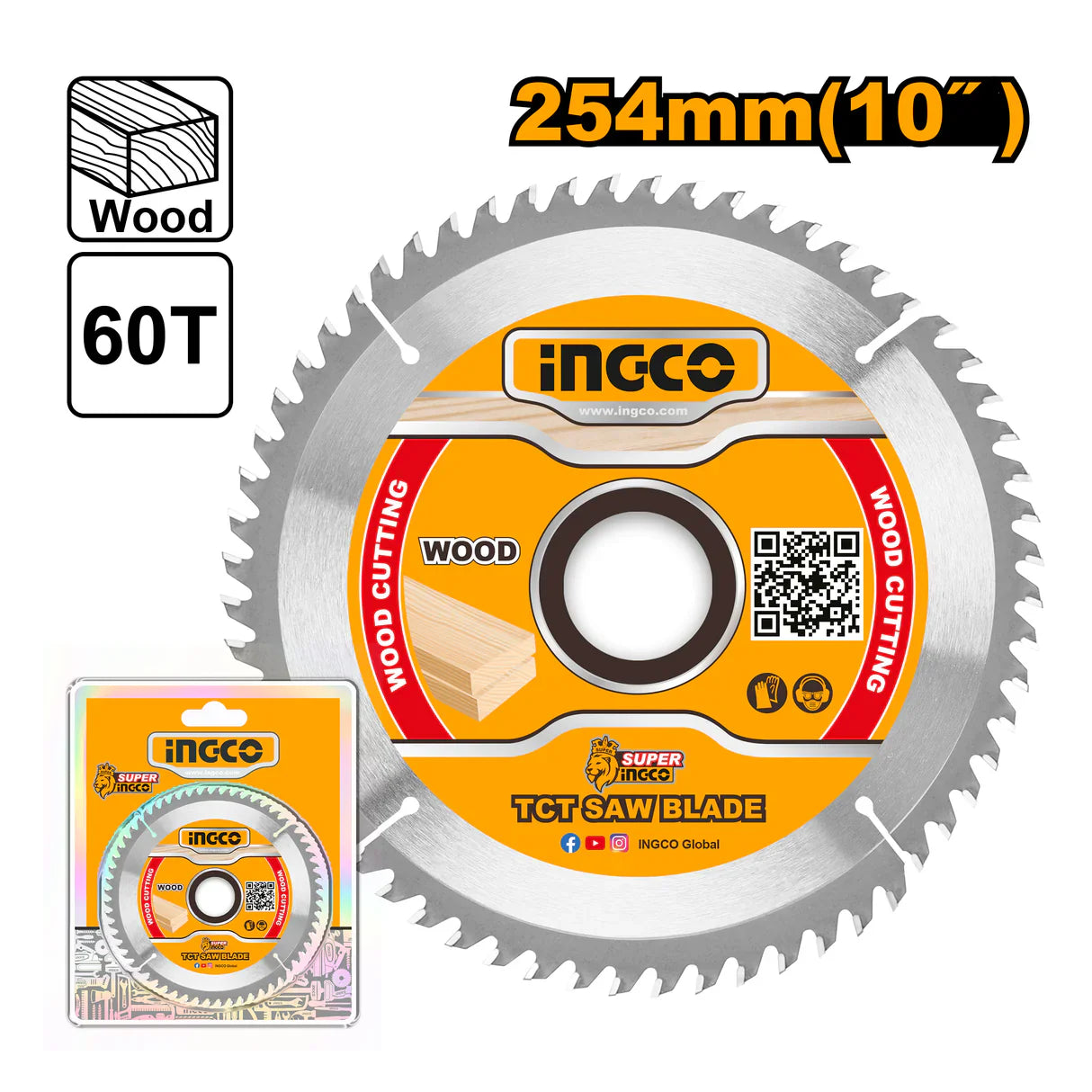INGCO -  TCT saw blade 254mm TSB125423