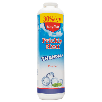 English Prickly Heat Powder - Thandaa - Family Cooling & Refreshing Skin Care - Pack of 12 | Jodiabaazar.com