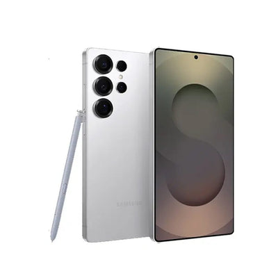 Samsung - Mobile - Galaxy S25 Ultra - Titanium White silver - (12GB - 512GB) | Jodiabaazar.com