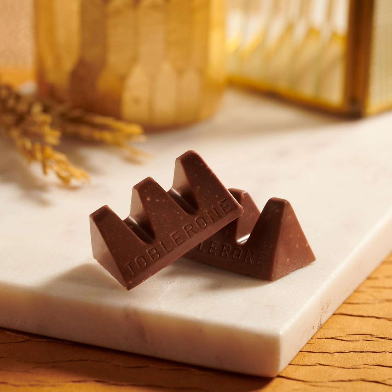 Toblerone Tiny - Milk Chocolate With Honey & Almond Nougat Bar - New Edition Packet - 200Gram
