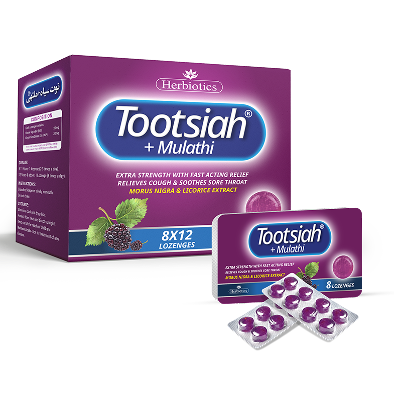 Herbiotics - Tootsiah+Mulathi - Lozenges - Standard Pack - Cough & Sore Throat