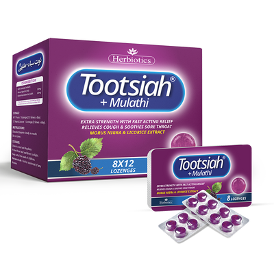 Herbiotics - Tootsiah+Mulathi - Lozenges - Standard Pack - Cough & Sore Throat
