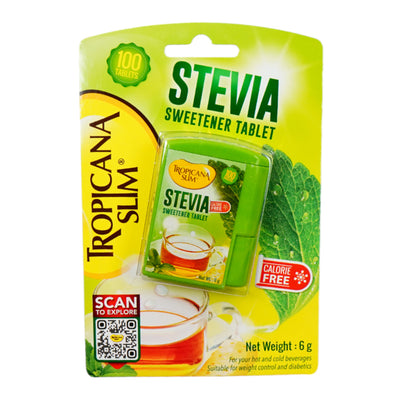 Tropicana Slim - Stevia Sweetener - Tablet - 100 tabs - 6 gm