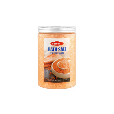 Fresh St - Sweet Floral Bath Salt - Personal Care - Bath Salt - 1000g - Fragrant Relaxation Minerals