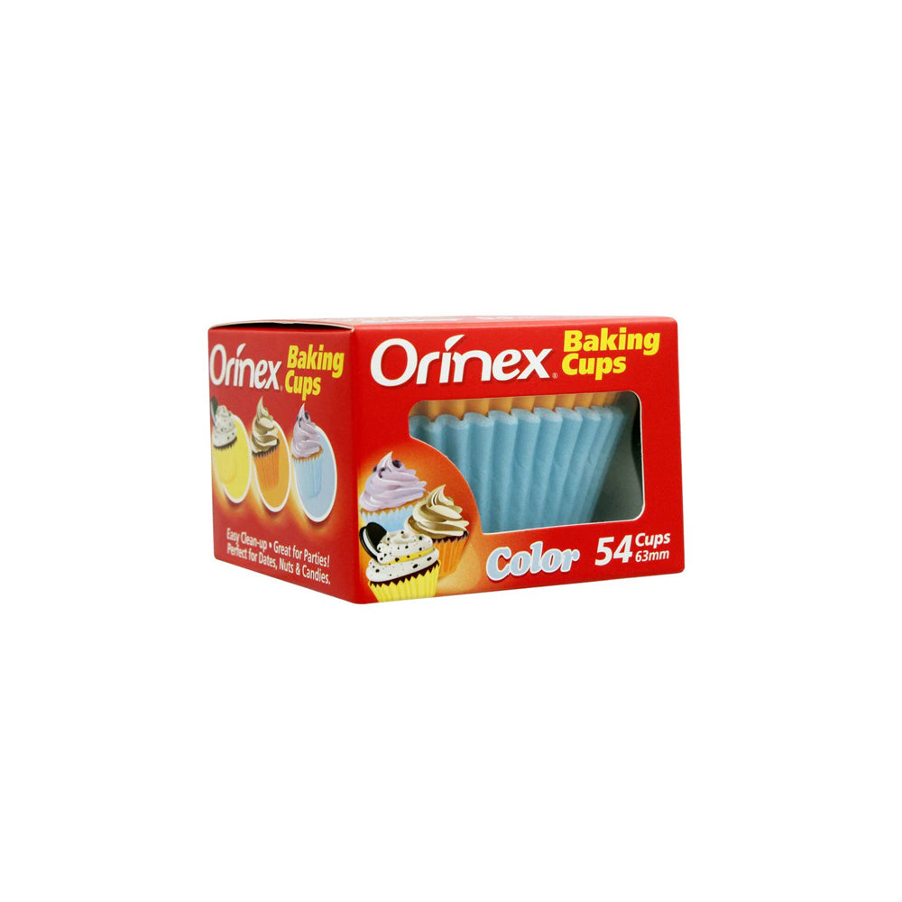 Orinex - Baking Cups Color - Baking - Paper Liners - 54-Pack - Mixed Vibrant Cups