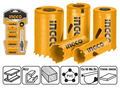 INGCO -  Bi-metal hole saw set 7pcs AKH0071