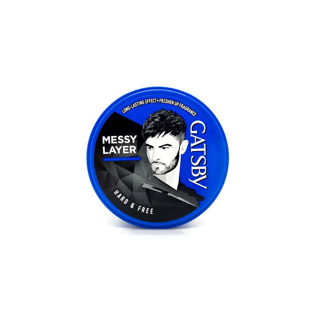 Gatsby - Messy Layer - Hard & Free - Styling Wax - 75g