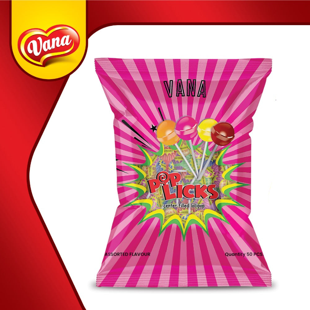 VANA - PopLick's - 800gm - (50 Pieces Bag) - 18 CT