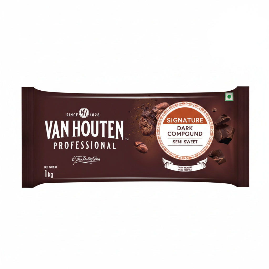 Van Houten chocolate bar packaging on a white background