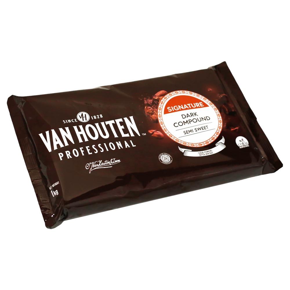 Van Houten chocolate bar packaging with brand logo on a white background