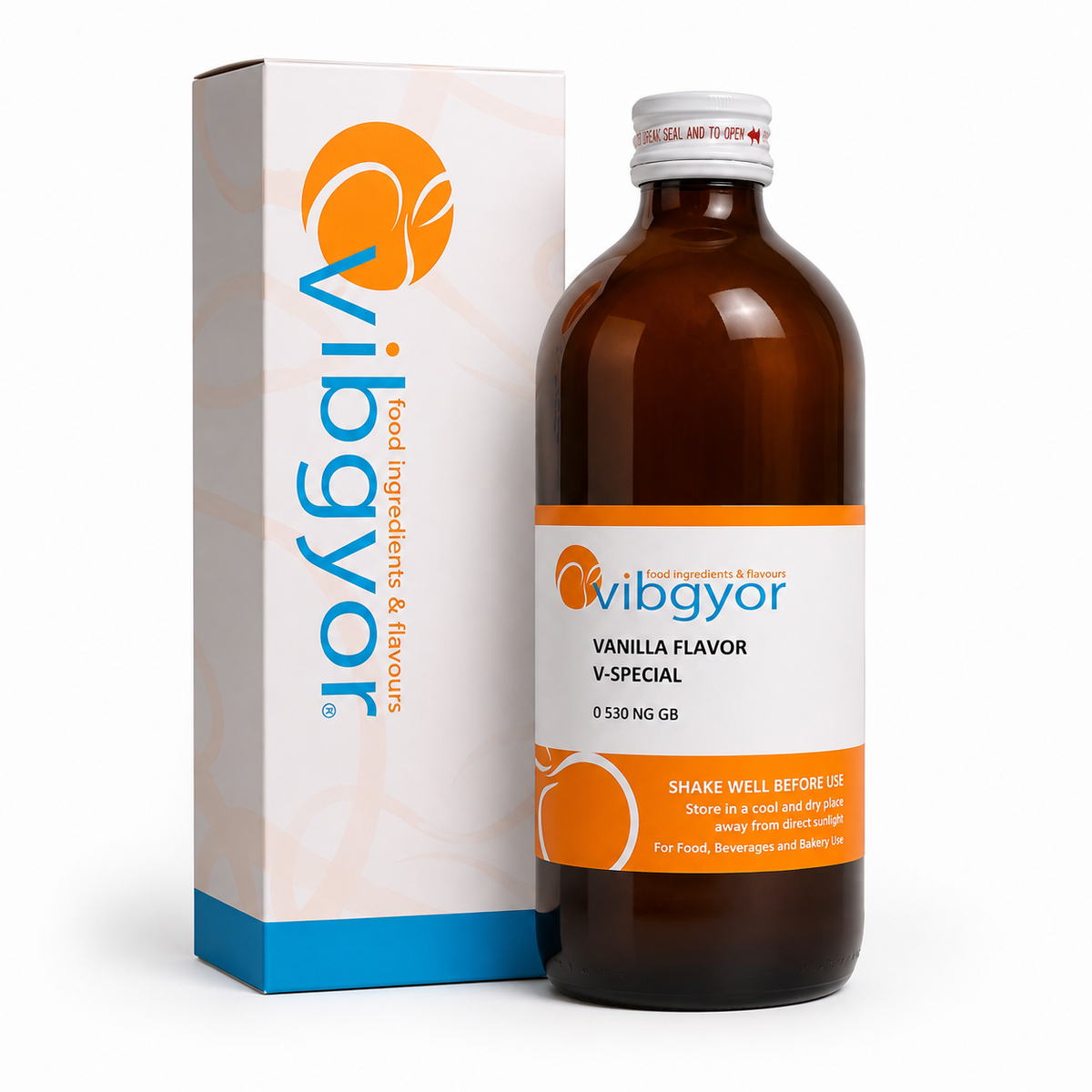 Vibgyor - French Vanilla- Very Special - Flavor - Permitted Food Essence - 500ML