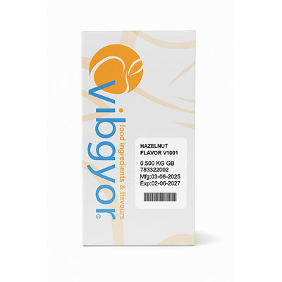 Vibgyor - Hazelnut Flavor - Permitted Food Essence - V1001 - 500ML