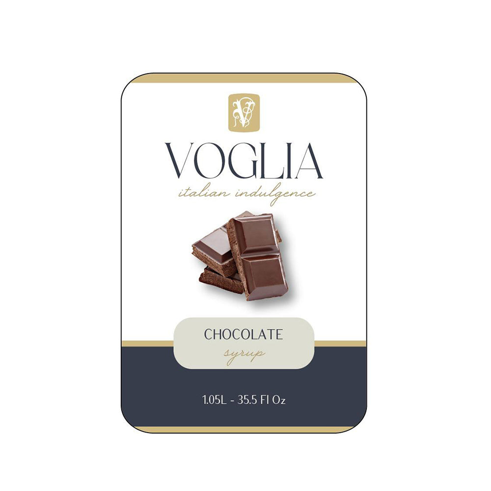 Voglia - Dark Chocolate - Coffee Syrups -1.05 L