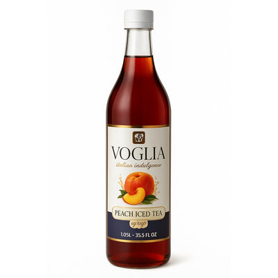 Voglia - Peach Iced Tea - Coffee Syrups - 1 L