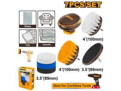 INGCO -  7 Pcs Cleaning brush set  WCB0701