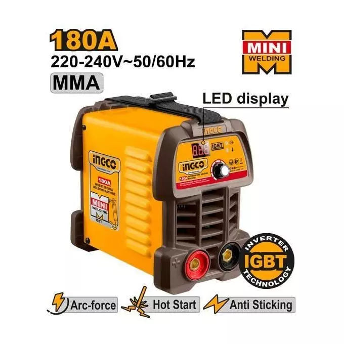 INGCO -  Inverter MMA welding machine 76v ING-MMA18049