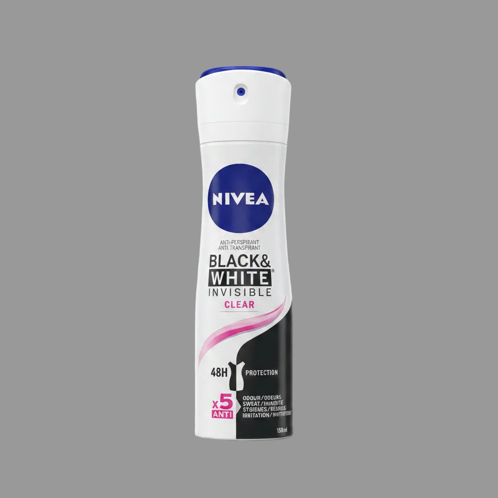 NIVEA - BLACK & WHITE - Anti-Perspirant Deodorant Spray - 150ml