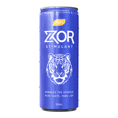 ZOR - Stimulant Drink - 330 ml x 12 - Lemon Lime