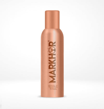 Markhor Body Spray Royale Titan (Non-gas) - 120ml Long Lasting Fragrance (Non-Gas) - Pack of 12 | Jodiabaazar.com