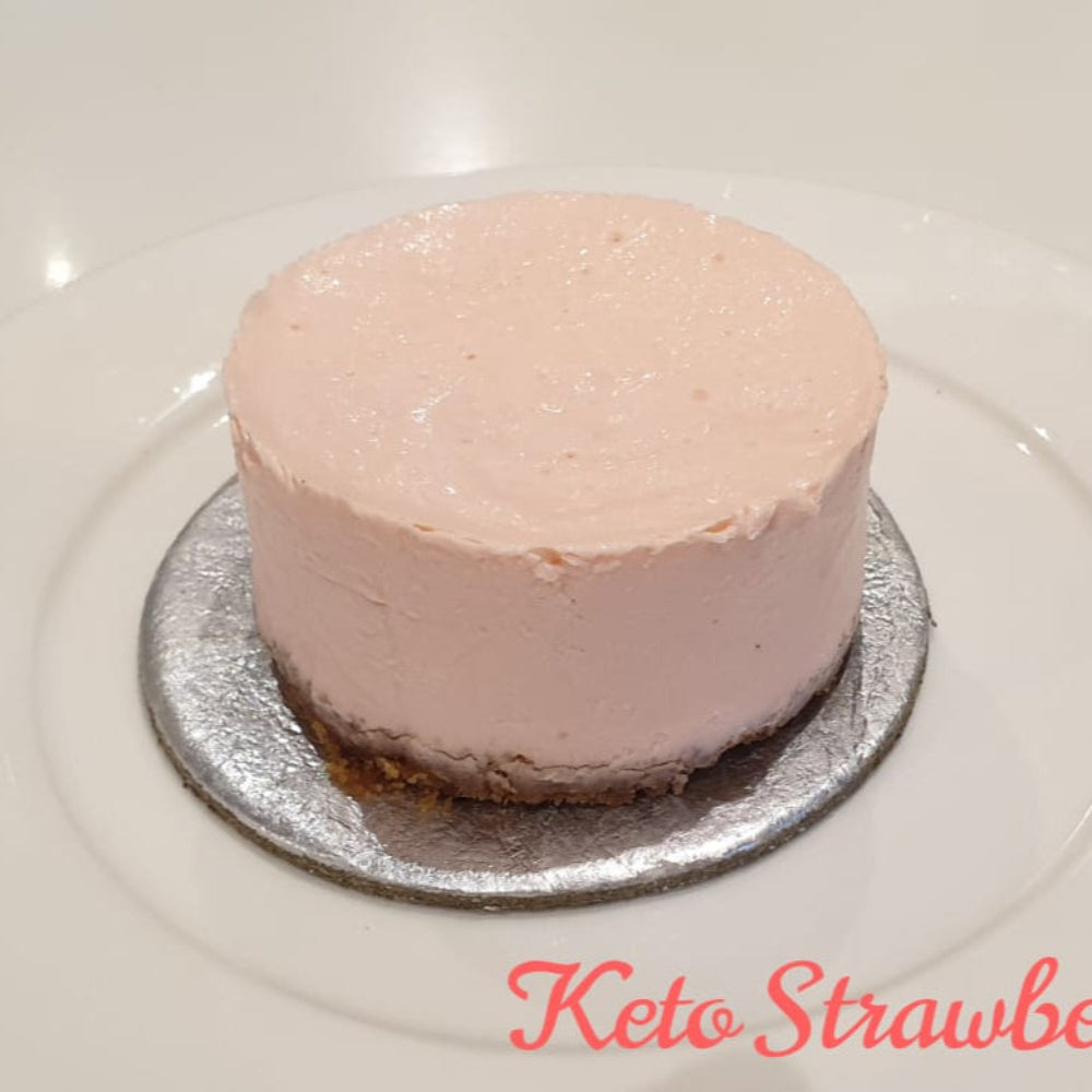 Neco's - Bk Keto Strawberry Cheese Cake Slice - Bakery