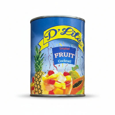 D' LITE - TROPICAL FRUIT COCKTAIL - 800g Can x 12 Pcs
