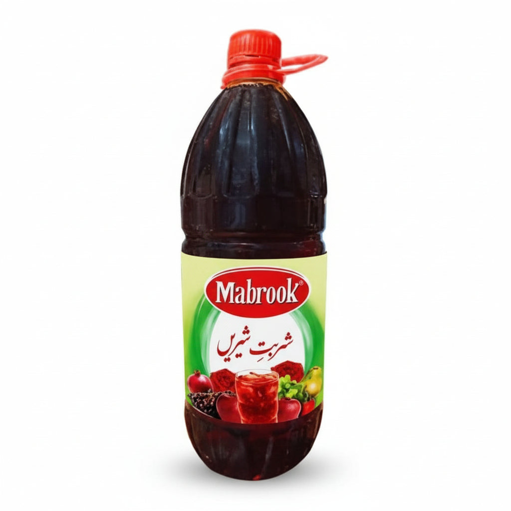Mabrook - SHARBATE SHEREEN ( RED SYRUP ) - 3000ml Jumbo Pack / 4 Pcs Per Carton