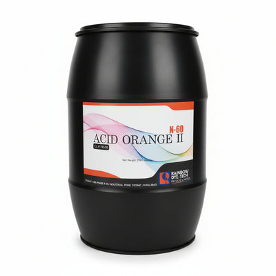 ACID ORANGE ll N-60 ( C.I. # 15510 ) INDUSTRIAL DYE CHEMICAL - NW 25kg Drum Approx.