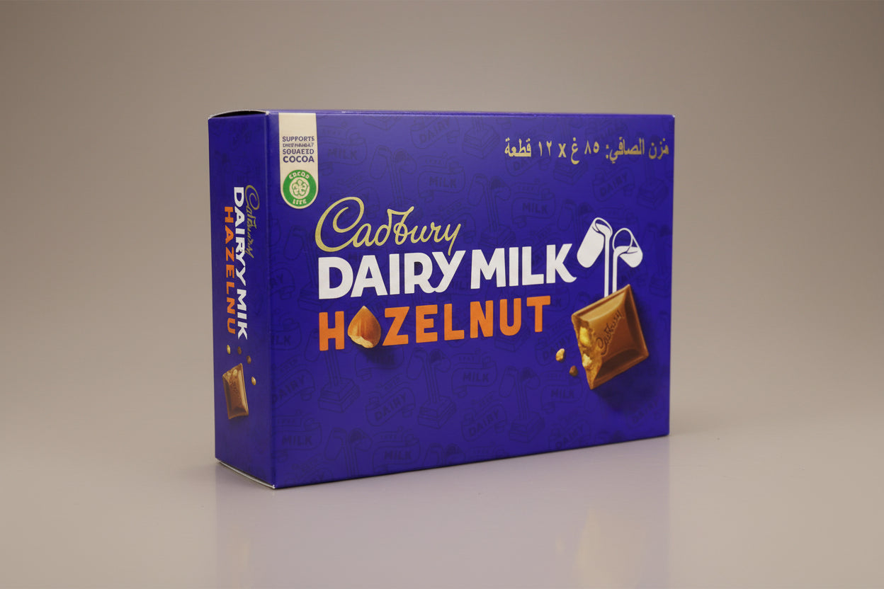 Cadbury Dairy Milk - Hazel Nut Chocolate - 85 gm x12pcs