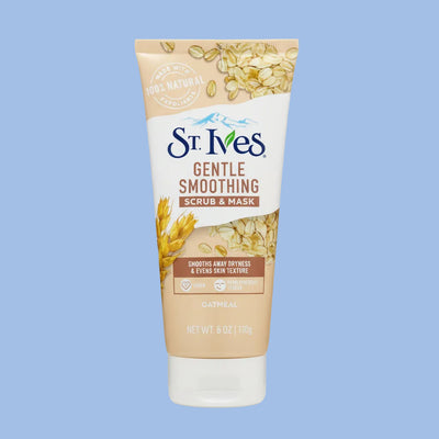 St. Ives - GENTLE SMOOTHING SCRUB & MASK - OATMEAL - 170g - 6 pcs box packing - USA