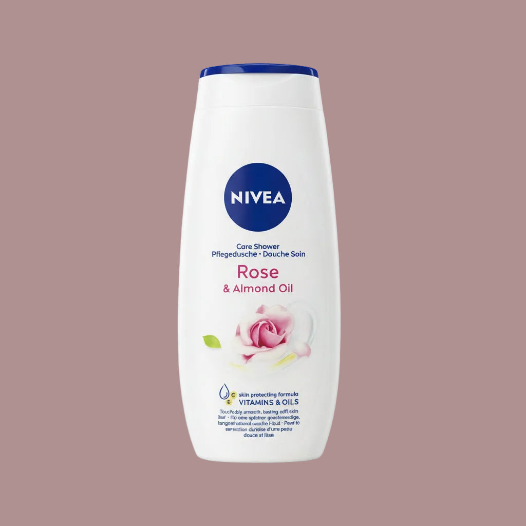 NIVEA - Rose & Almond Oil - Care Shower Cream - 250ml