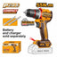 INGCO - Compact Brushless Cordless Drill - Item No. CDLI 205581 Industrial