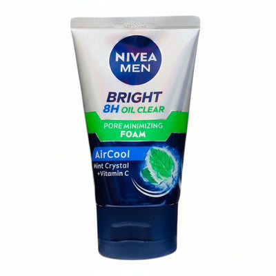 NIVEA MEN - BRIGHT 8H OIL CLEAR - Pore-Minimizing FOAM - 100ml