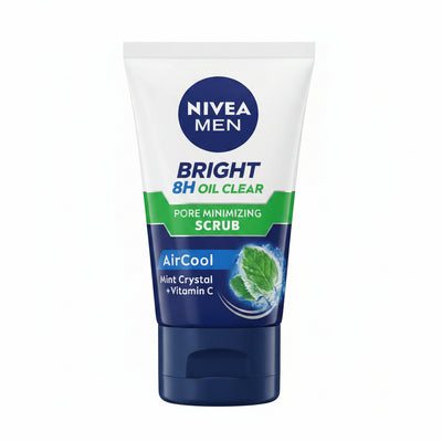 NIVEA MEN - BRIGHT 8H OIL CLEAR - Pore-Minimizing SCRUB - 100ml