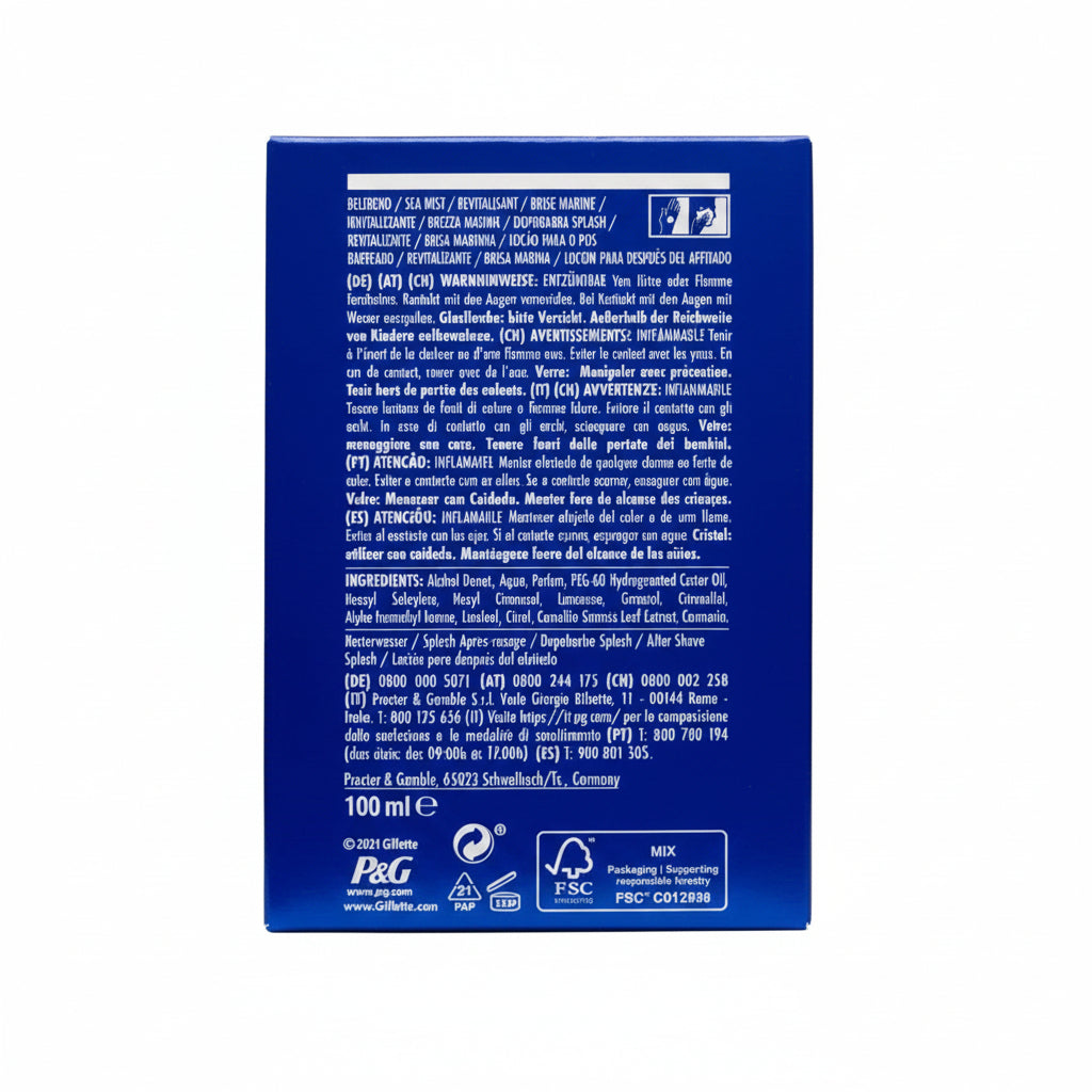 Gillette - AFTER SHAVE SPLASH - 100ml