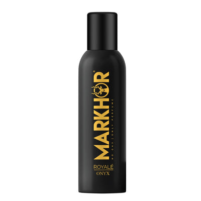 Markhor - Body Spray - Royal Onyx (Non-gas) - 120ml Long Lasting Fragrance (Non-Gas) - Pack of 12