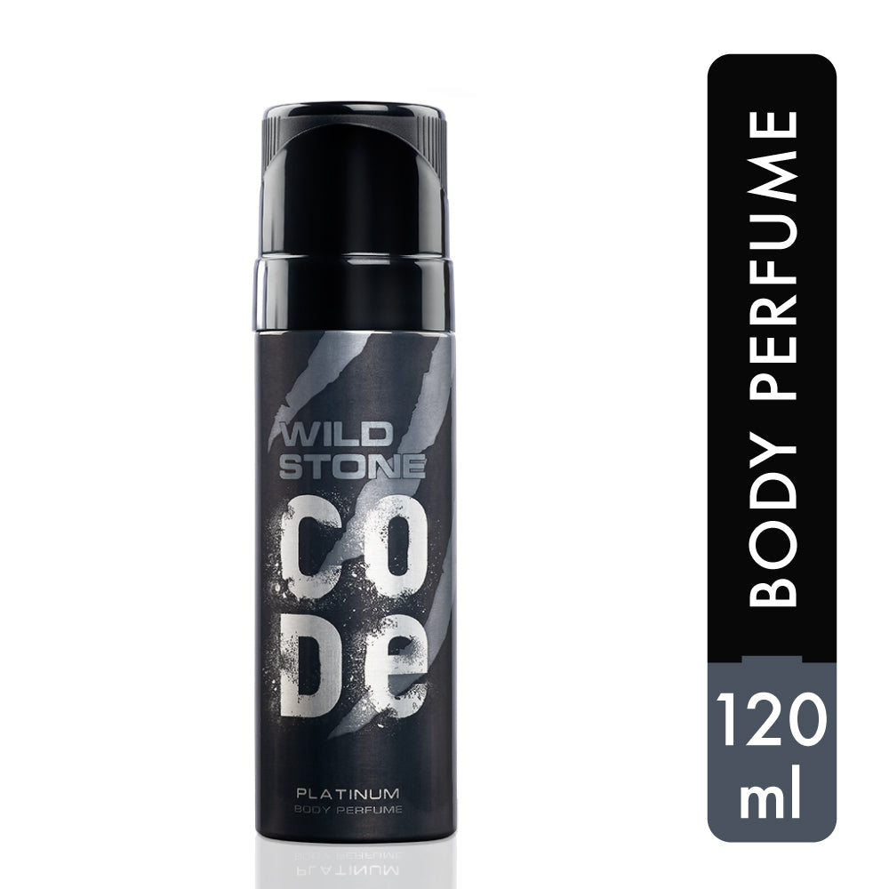 Wild Stone - Code - Platinum - Perfume Body Spray - For Men - 120 ml