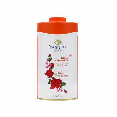 YARDLEY London - ROYAL RED ROSES - Perfumed Talc - 250g / 8.8oz