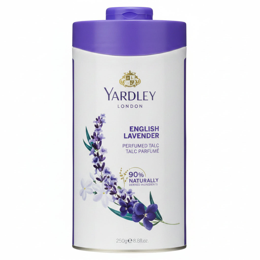 YARDLEY London - ENGLISH LAVENDER - Perfumed Talc - 250g / 8.8oz