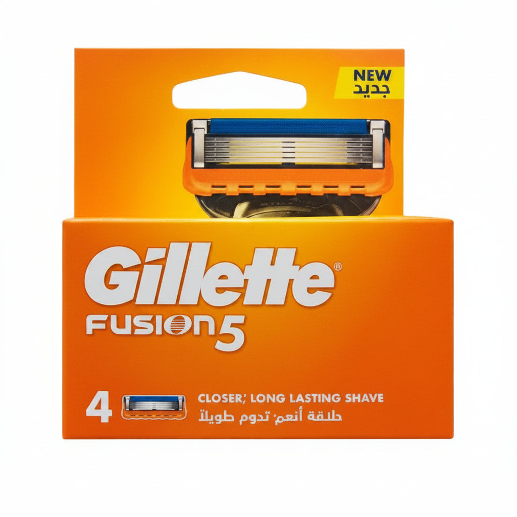 GILLETTE - FUSION 5 - Shaving Razor - 4 Cartridges